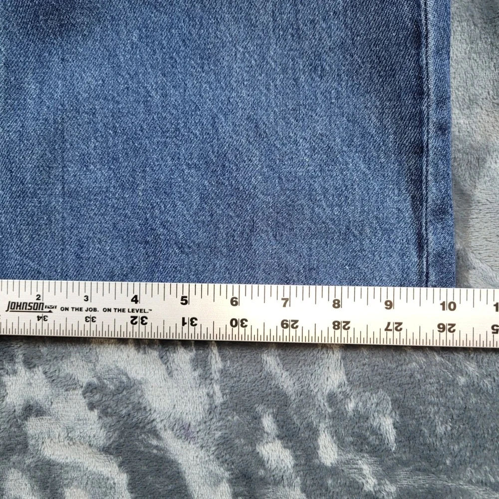 Buffalo Womens Wide Leg Belted‎ Jeans Dark Medium Blue Size 8 NEW
